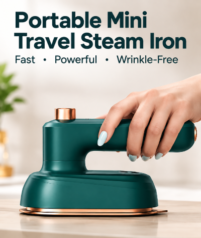 Convenient Wrinkle Removal On-the-Go